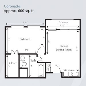 Brookdale Irvine - floor plan 1 bedroom Coronado.JPG