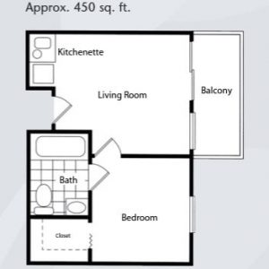Brookdale Nohl Ranch - 11 - Floor Plan One Bedroom.JPG