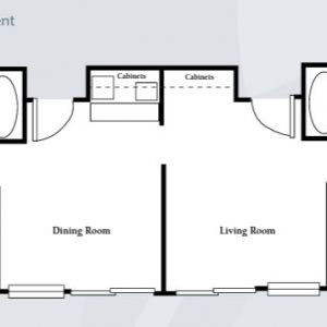 Brookdale Nohl Ranch - 13 - Floor Plan Two Bedroom.JPG