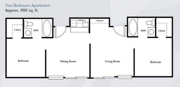 Brookdale Nohl Ranch - 13 - Floor Plan Two Bedroom.JPG