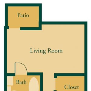 Del Obispo Terrace - floor plan studio deluxe.JPG