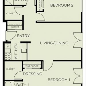 Emerald Court - floor plan AL 2 bedroom Emerald.JPG