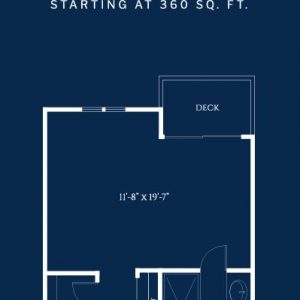 Ivy Park at Bradford - 8 - floor plan studio Freesia Suite.JPG