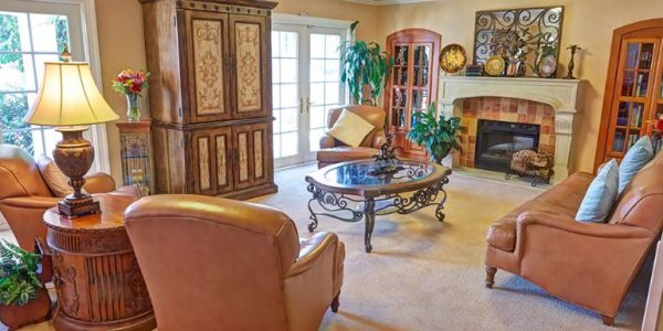 Katella Senior Living Community - 3 - fireplace lounge.JPG