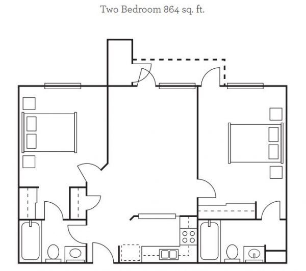 Las Palmas - floor plan 2 bedroom.JPG