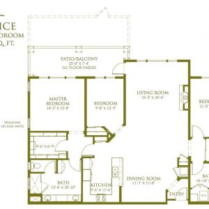 Oakmont of Capriana - floor plan 3 bedroom Venice.JPG