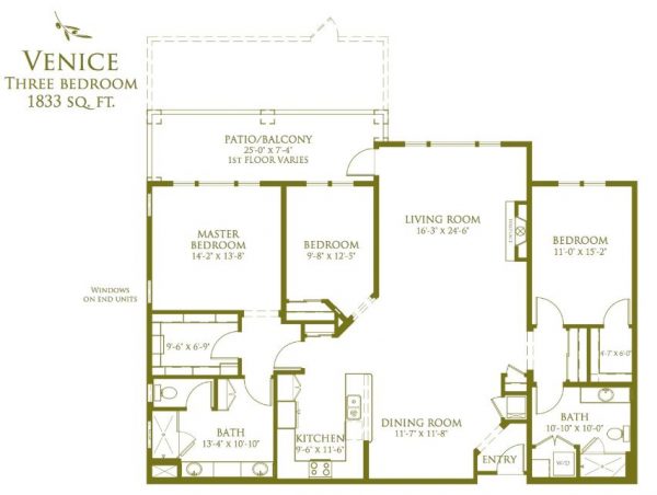 Oakmont of Capriana - floor plan 3 bedroom Venice.JPG