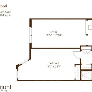 Oakmont of Huntington Beach - floor plan 1 bedroom Redwood.JPG