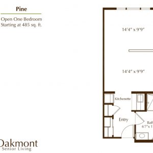 Oakmont of Orange - floor plan 1 bedroom Pine.JPG