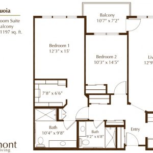 Oakmont of Orange - floor plan 2 bedroom Sequoia.JPG