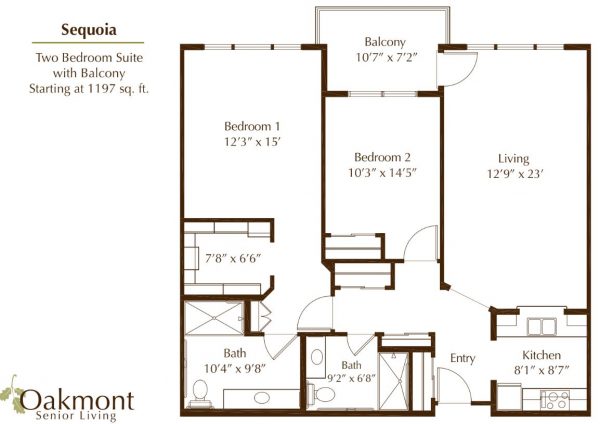 Oakmont of Orange - floor plan 2 bedroom Sequoia.JPG