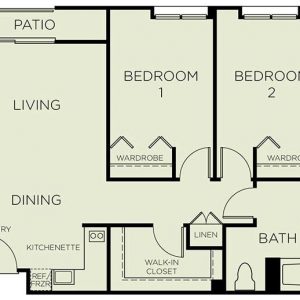 Park Plaza - 14 - floor plan 2 bedroom.JPG