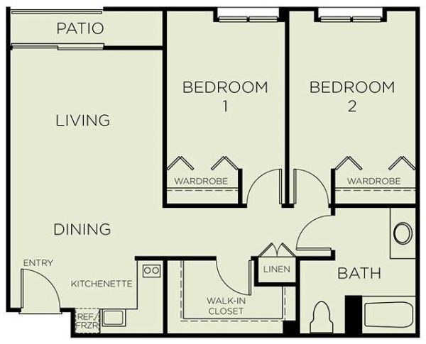 Park Plaza - 14 - floor plan 2 bedroom.JPG