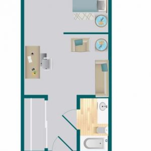 Park Regency Retirement Center - floor plan AL 1 bedroom.JPG