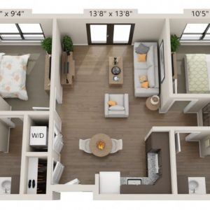 Park View Estates - 15 - Floor Plan Two bedroom.JPG