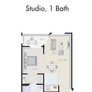 Regents Point - floor plan IL studio.JPG