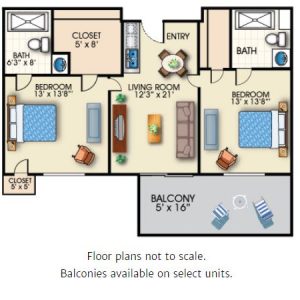 San Clemente Villas by the Sea - floor plan 2 bedroom.JPG