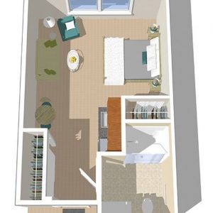 Sunrise at Yorba Linda - floor plan studio large.JPG