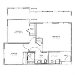 The Covington - floor plan Al 2 bedroom J series.JPG