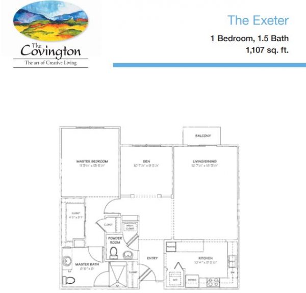 The Covington - floor plan IL 1 bedroom The Exeter.JPG