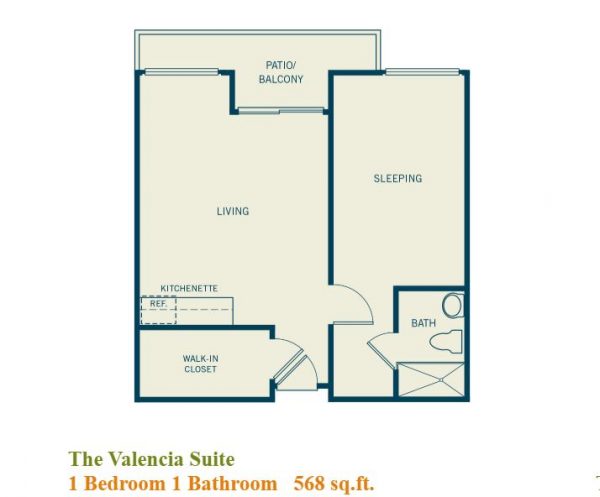 The Groves of Tustin - floor plan 1 bedroom The Valencia.JPG