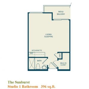 The Groves of Tustin - floor plan studio The Sunburst.JPG