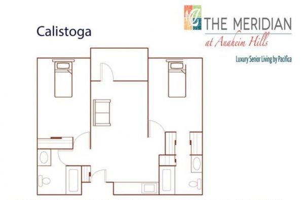 The Meridian at Anaheim Hills - floor plan 2 bedroom Calistoga.JPG