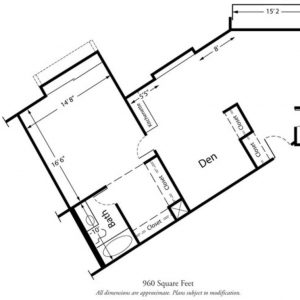 Villa Valencia - floor plans 1 bedroom Valencia.JPG