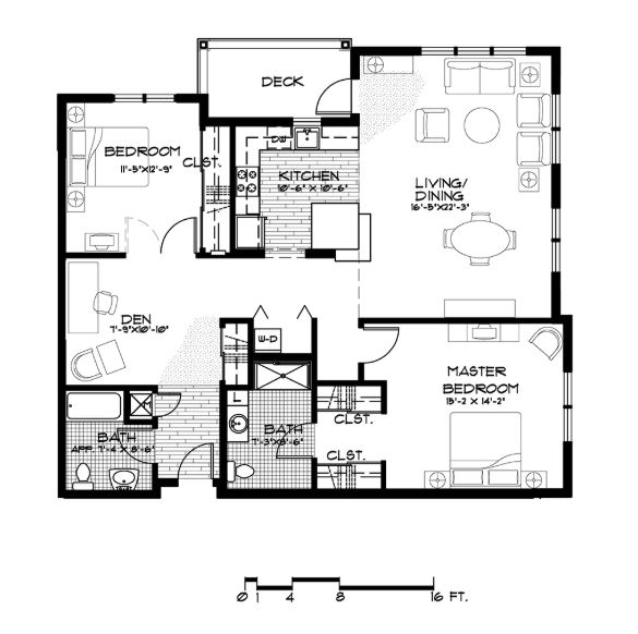 Walnut Village - floor plans 2 bedroom G6.JPG