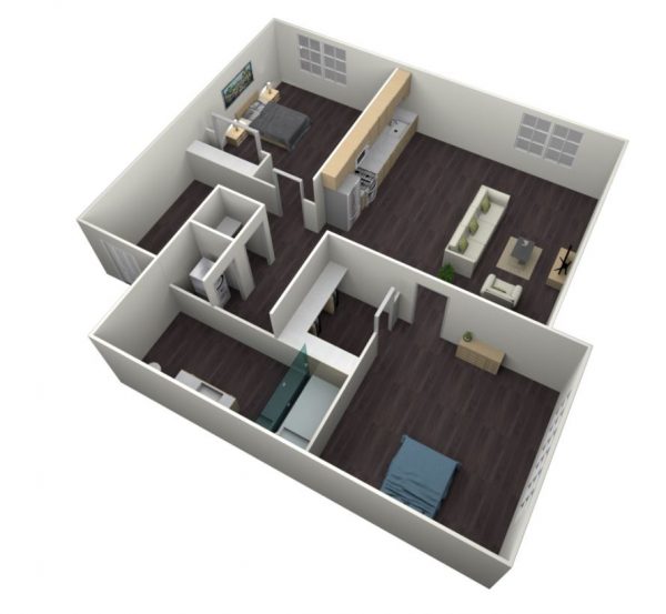 Westmont of Cypress - 11 - 2 bedroom 1 bath floorplan.JPG