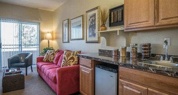 Carmel Village Retirement Community 5 - apartment kitchenette.JPG