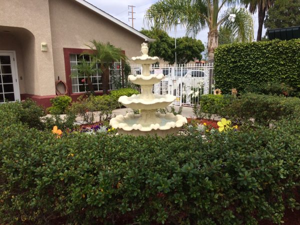 Crescent Landing at Santa Ana Memory Care fountain.JPG