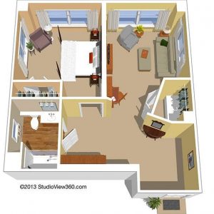 Ivy Park of Seal Beach floor plan 2 bedroom suite.JPG