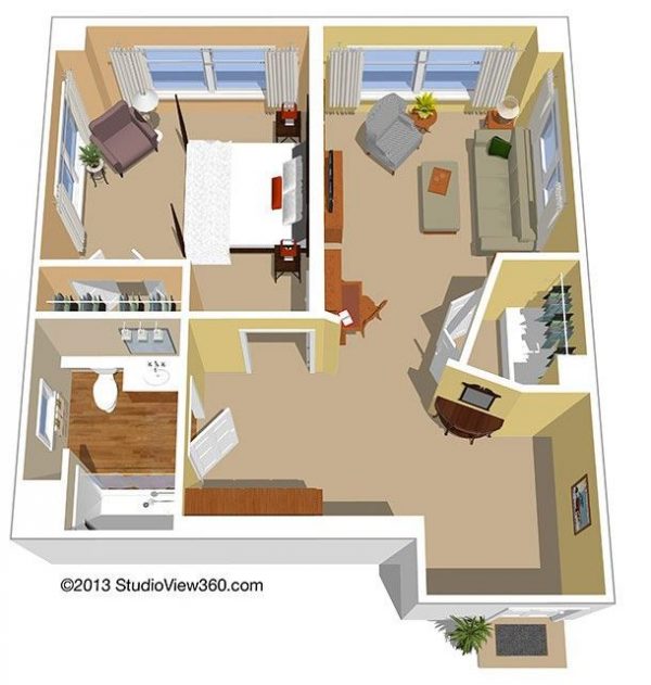 Ivy Park of Seal Beach floor plan 2 bedroom suite.JPG