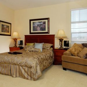 The Sea Bluffs apartment bedroom.JPG