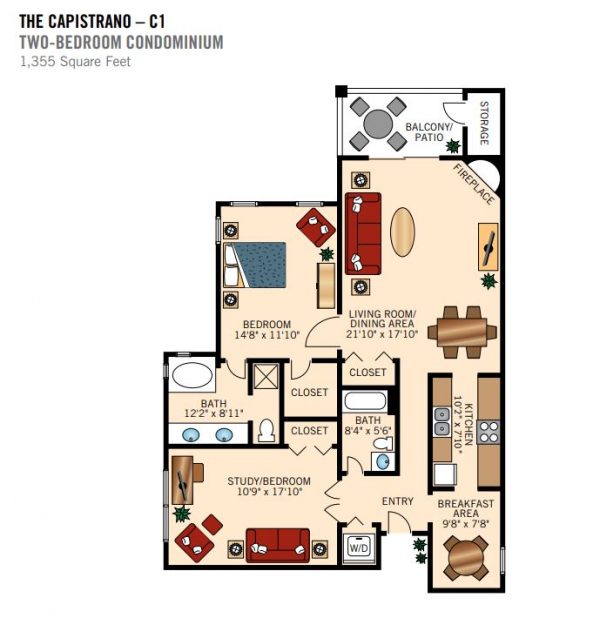 The Sea Bluffs floor plan IL 2 bedroom condo Capistrano C1.JPG