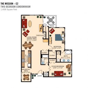 The Sea Bluffs floor plan IL 2 bedroom condo Mission C2.JPG