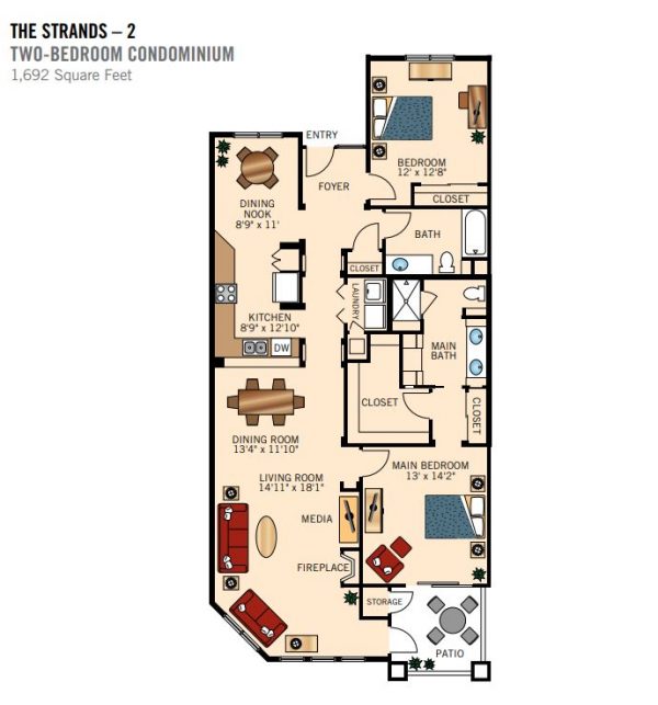 The Sea Bluffs floor plan IL 2 bedroom condo Strands 2.JPG